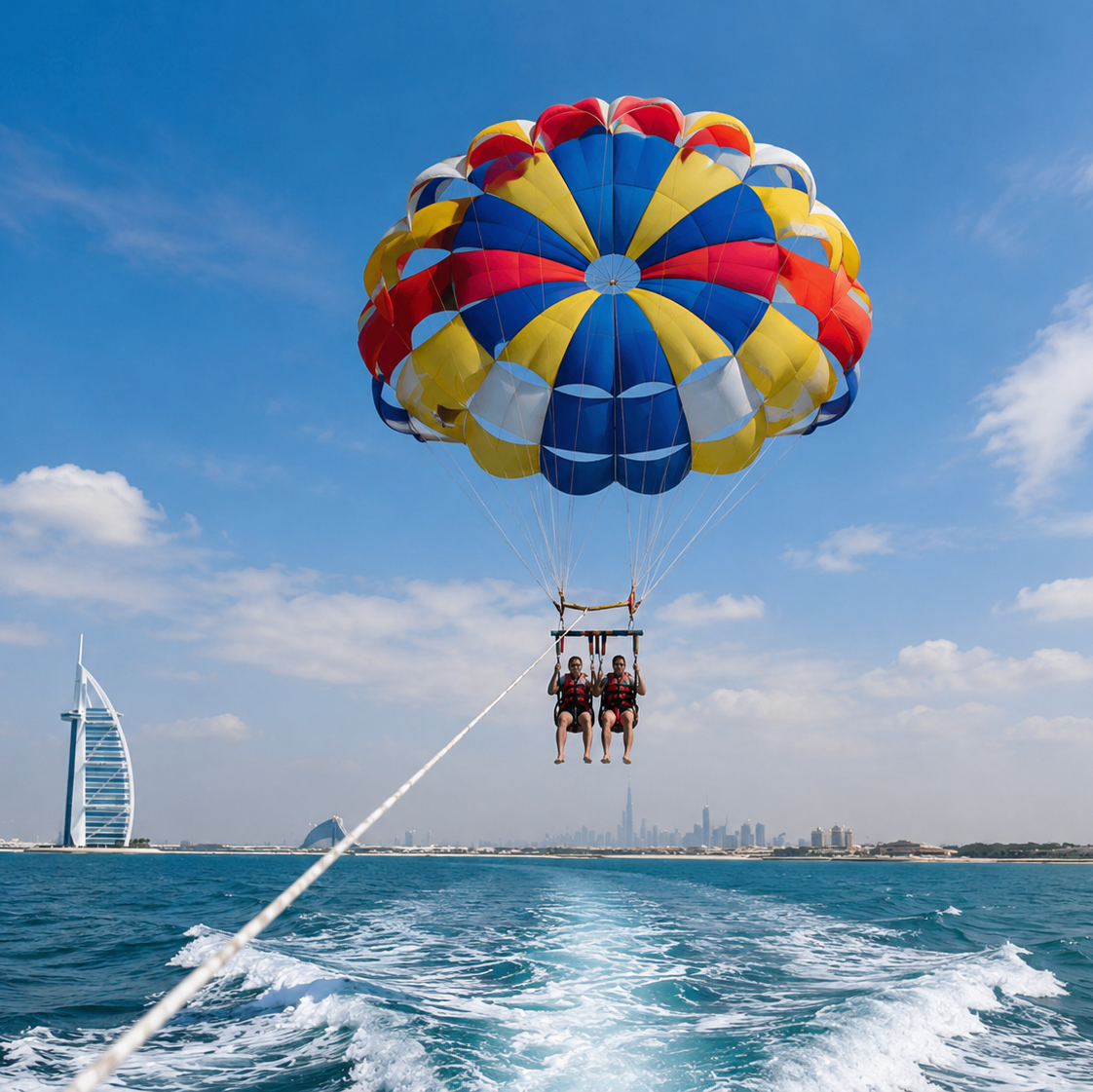Parasailing in Dubai